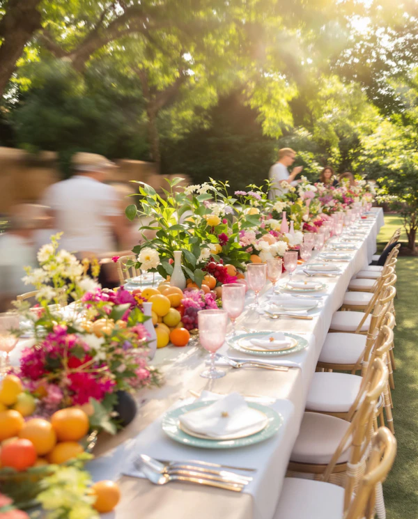 Outdoor Dining Celebration