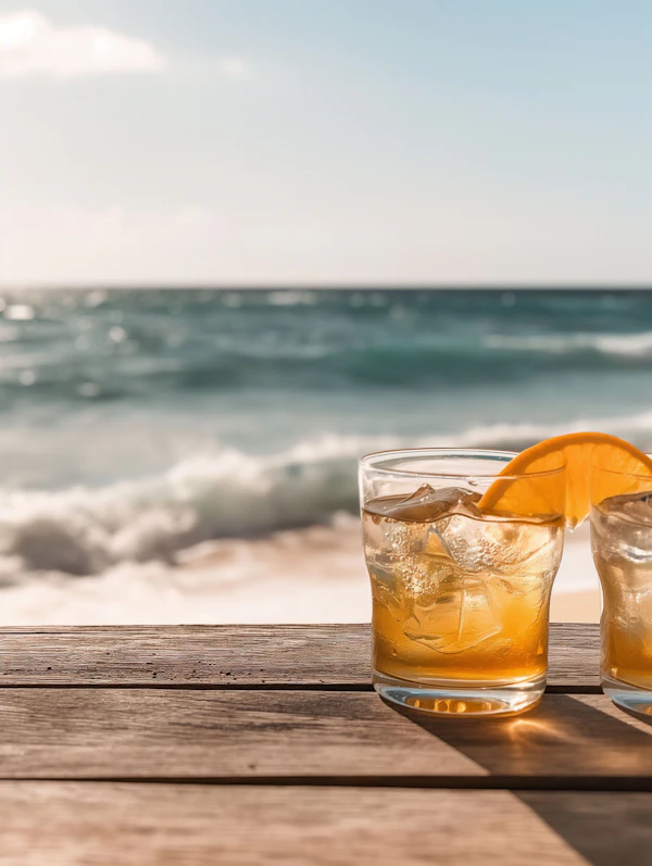 Tropical Beachside Cocktails