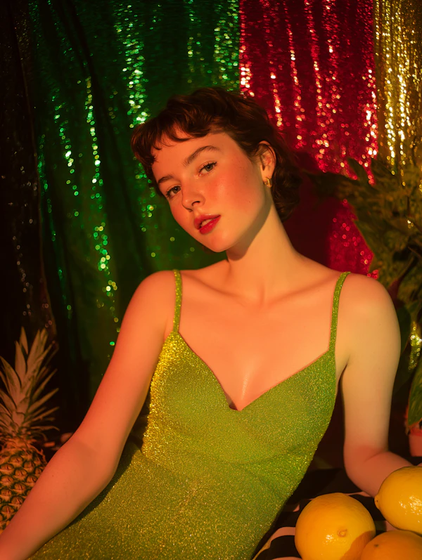 Tropical Elegance Portrait