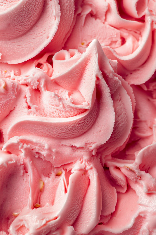 Swirled Pink Ice Cream
