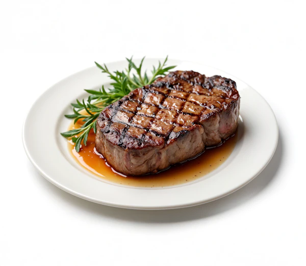 Gourmet Steak Presentation