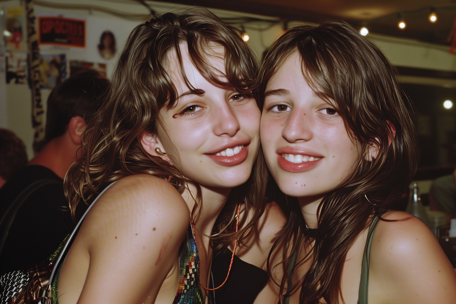 Cheerful Young Women at Social Event