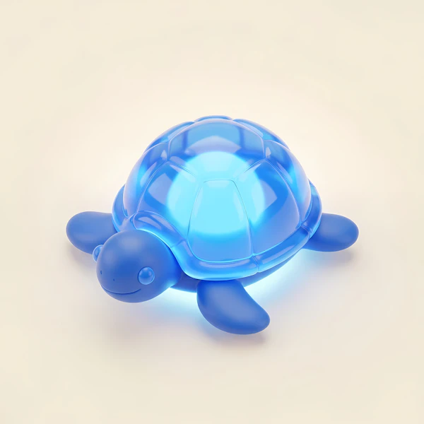 Glowing Turtle Decor