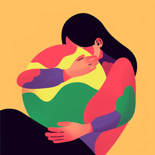 Abstract Embrace Art