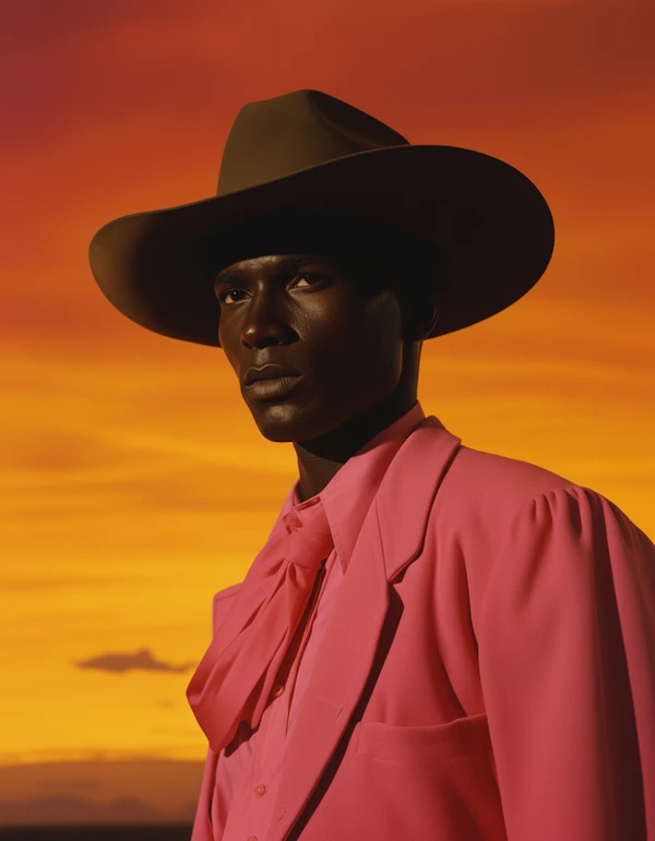 Elegant Sunset Portrait