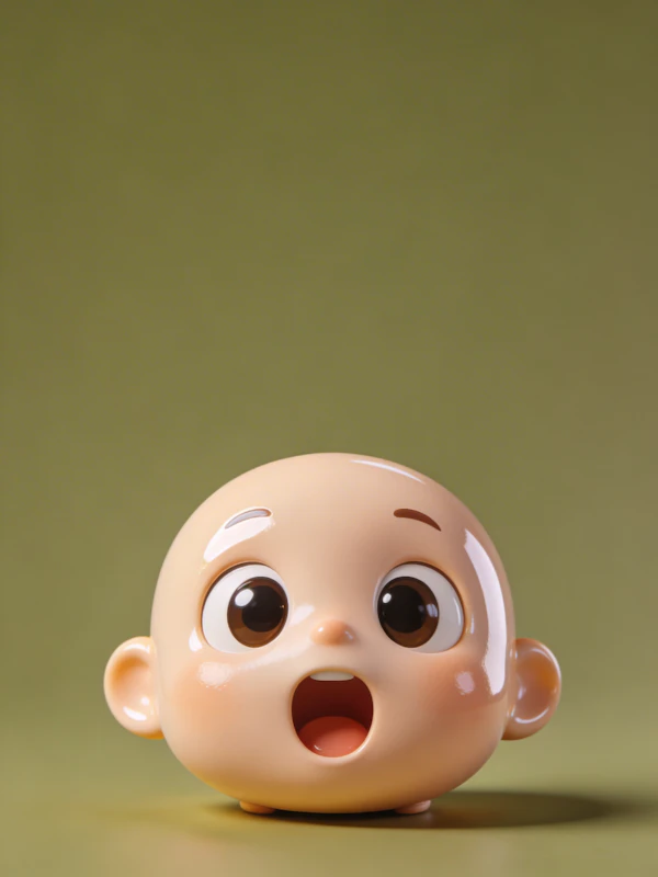 Cartoon Baby Head