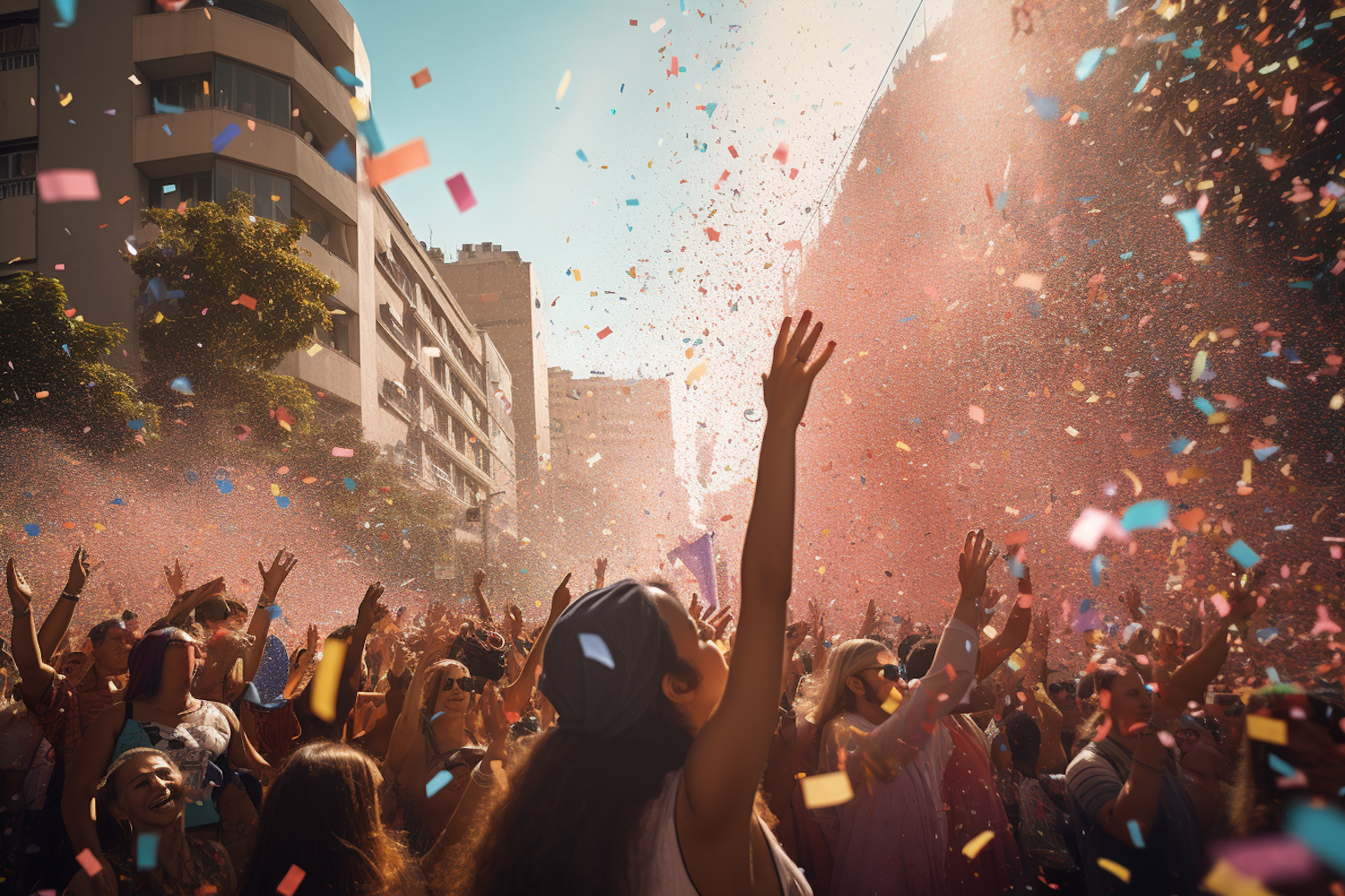 Festival of Joy: Confetti and Sunshine