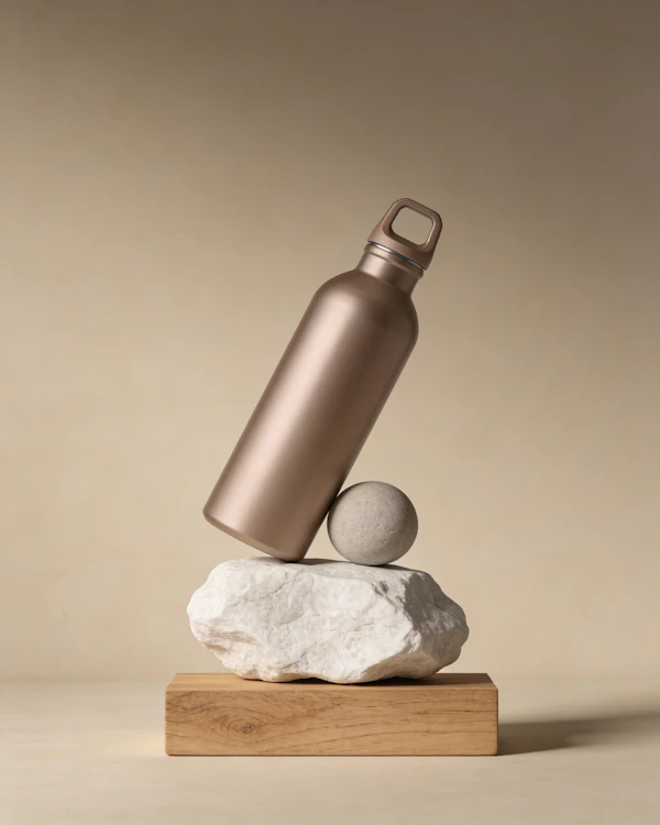 Minimalist Bottle Display