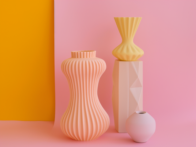 Modern Vases Composition