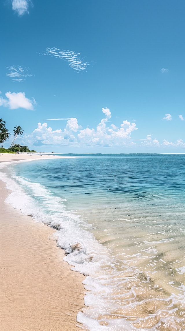 Serene Beach Landscape