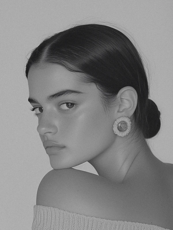 Serene Portrait of a Young Woman