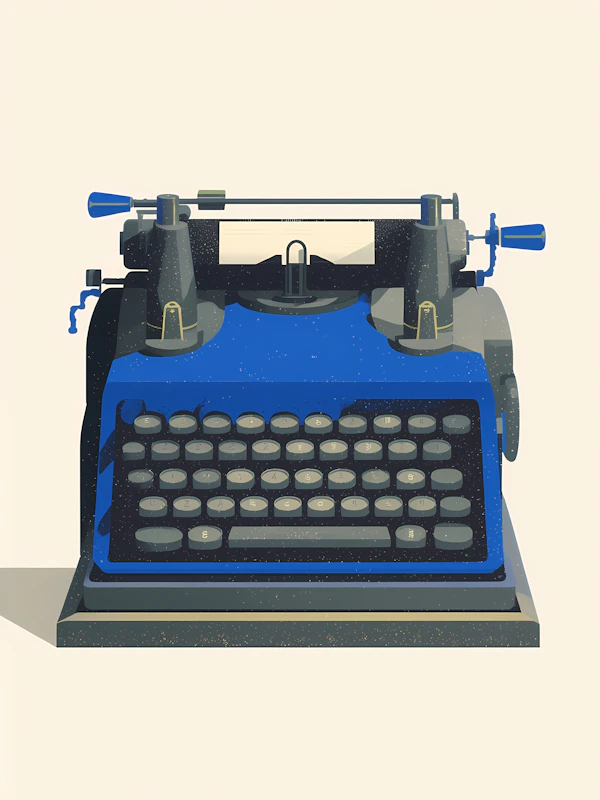 Vintage Typewriter Art