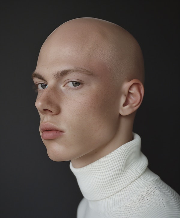 Serene Portrait of a Young Man