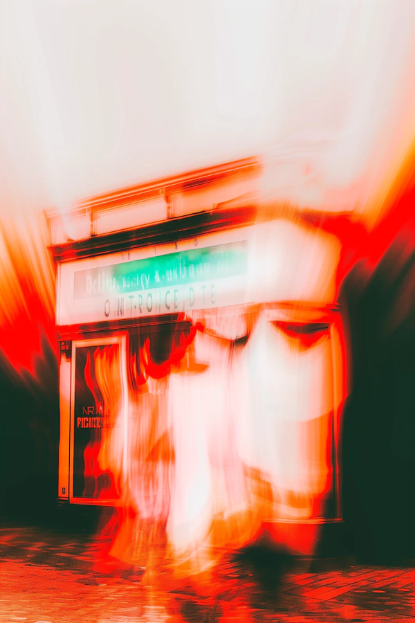 Fiery Abstract Facade