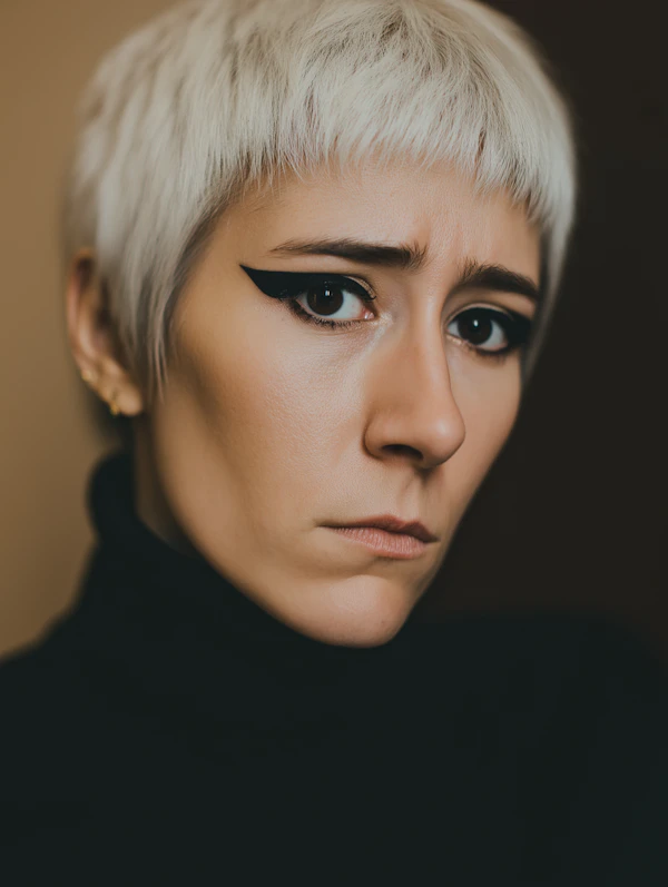 Platinum Pixie Portrait