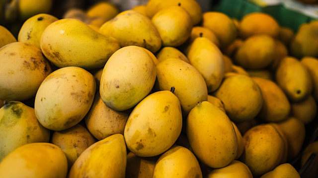 Ripe Mangoes Pile