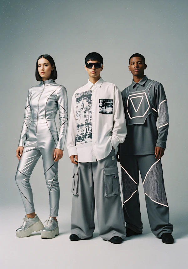 Futuristic Fashion Trio