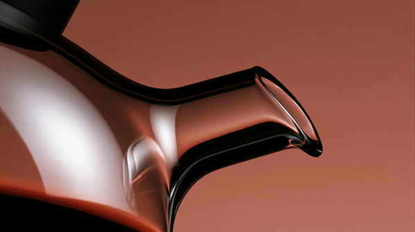 Elegant Glass Teapot
