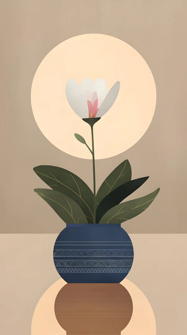 Minimalist Flower Art