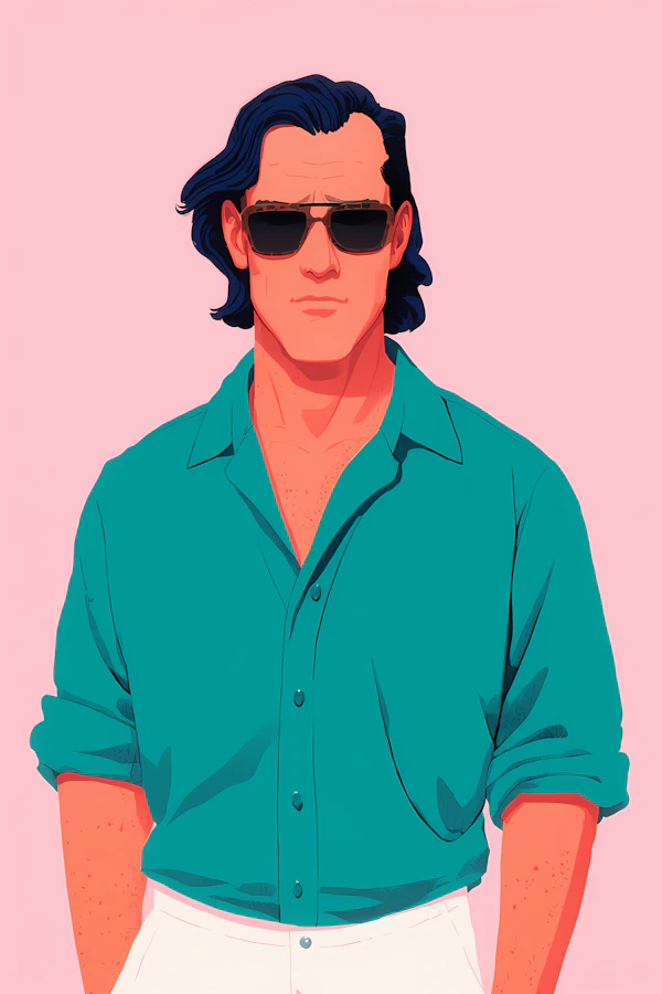 Stylized Man Portrait