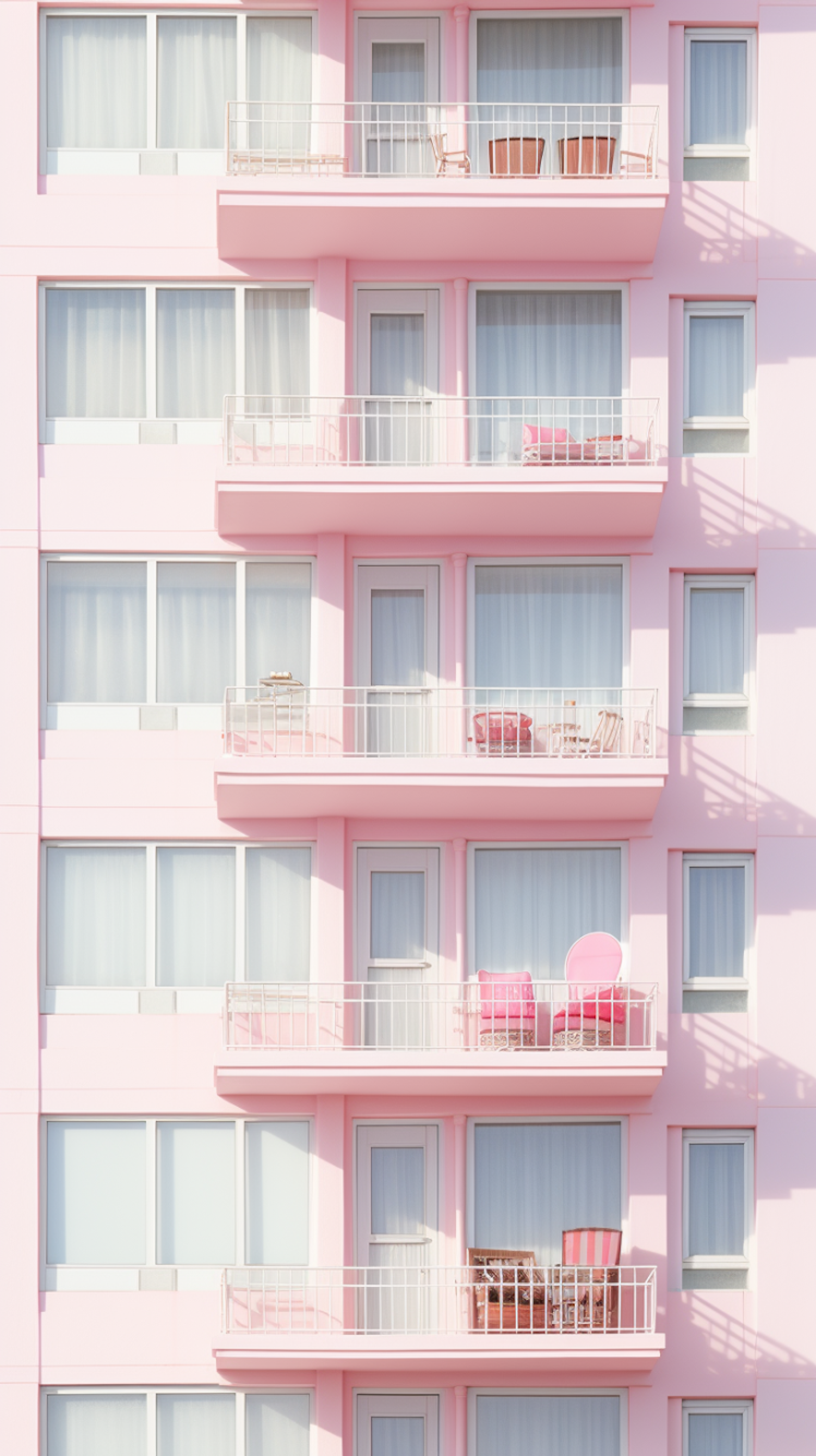 Pastel Pink Modernist Haven