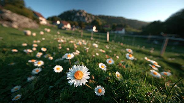 Serene Daisy Meadow