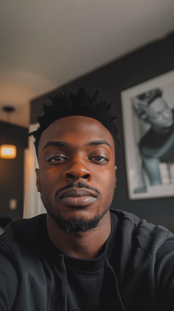 Serene Portrait of a Young Man