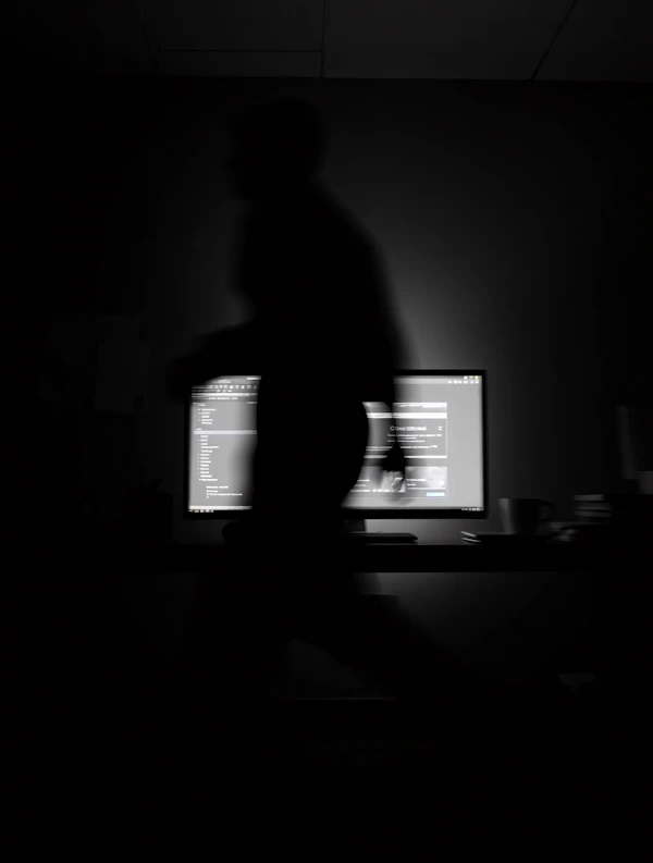 Silhouette in Workspace