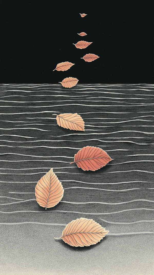 Serene Leaf Artwork