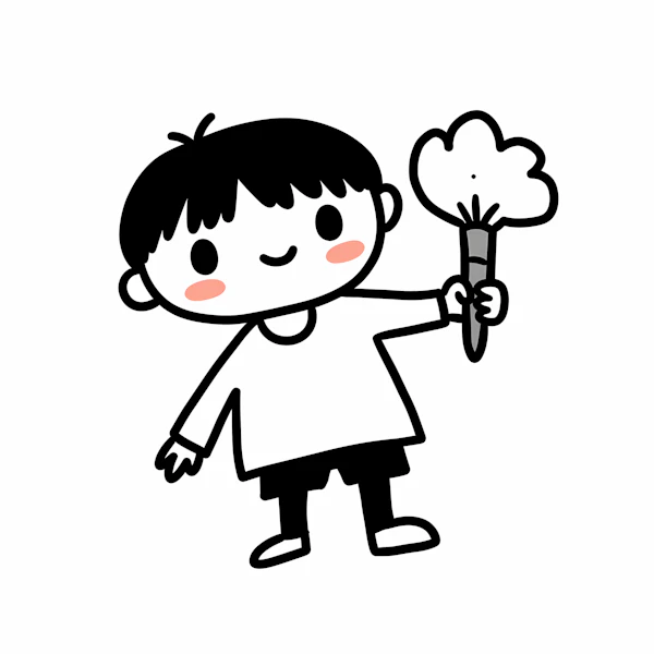 Creative Child Cartoon