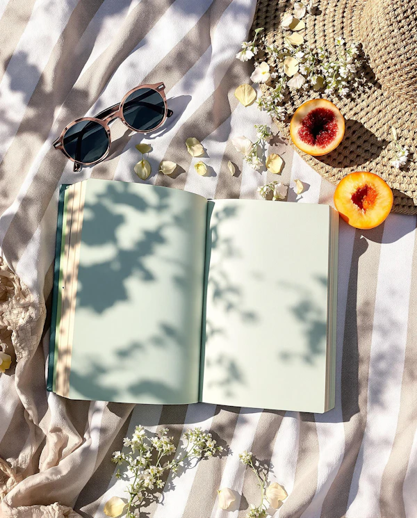 Summer Notebook Scene