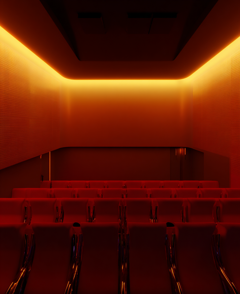 Modern Theater Room Photo on Lummi
