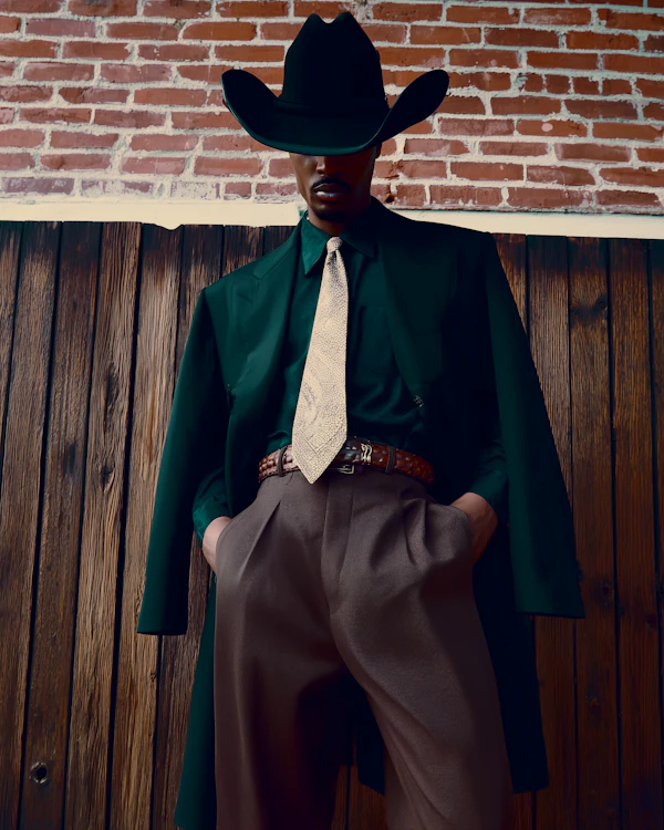 Stylish Individual Portrait