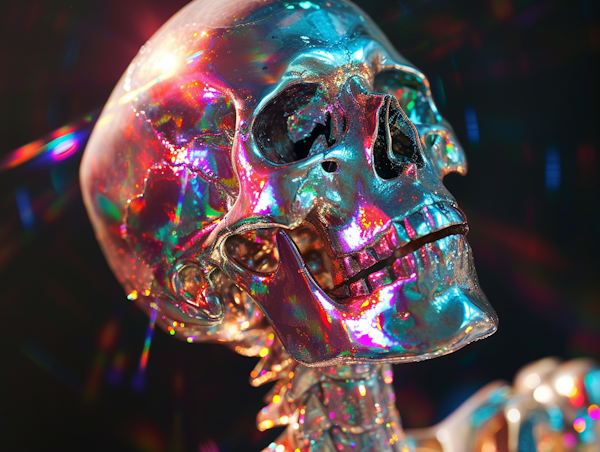 Iridescent Spectral Skull