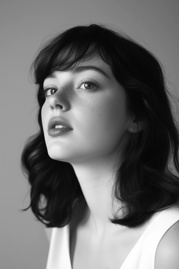 Serene Portrait of a Young Woman