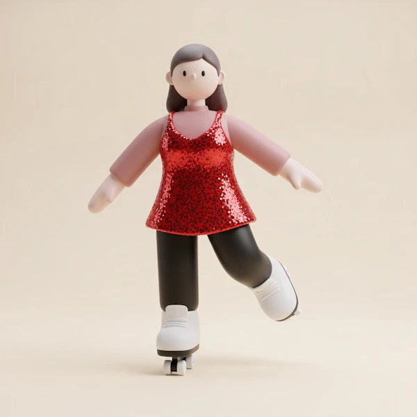 Figure Skating Character