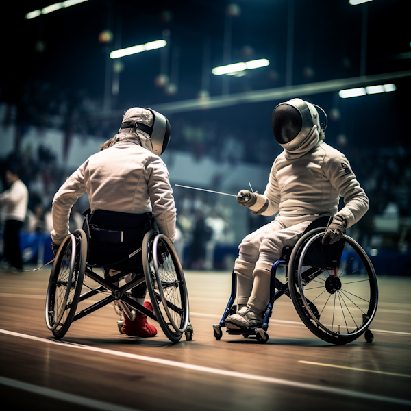 Wheelchair Fencing Duel