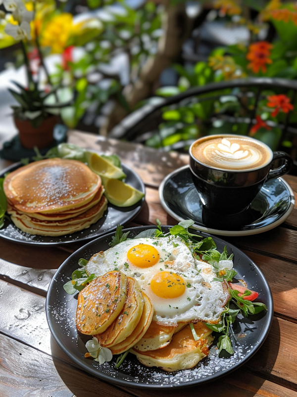 Serene Garden Café Brunch