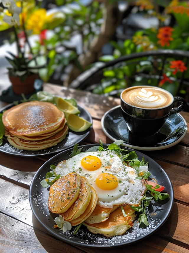 Serene Garden Café Brunch