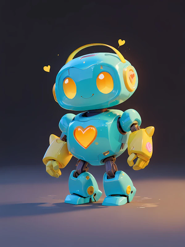 Adorable Robot Character