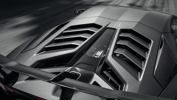 Sleek Sports Car Rear