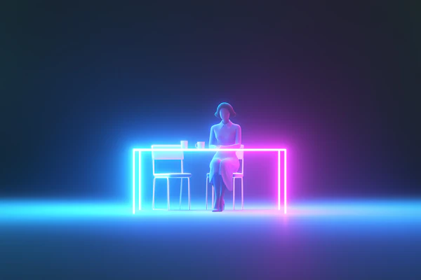 Futuristic Neon Scene