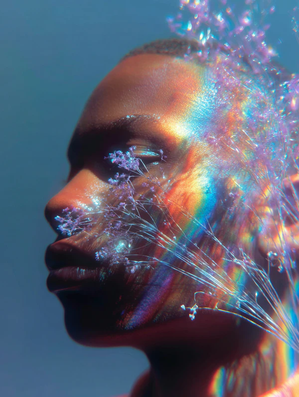 Ethereal Floral Portrait