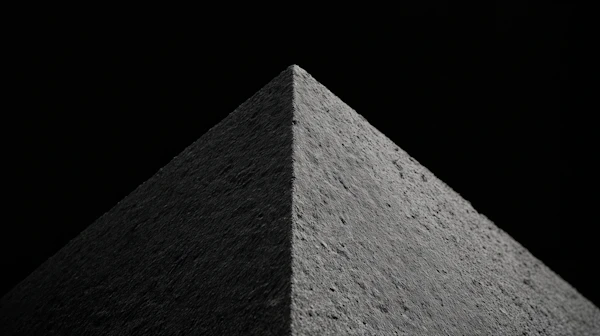 Textured Pyramid Close-Up