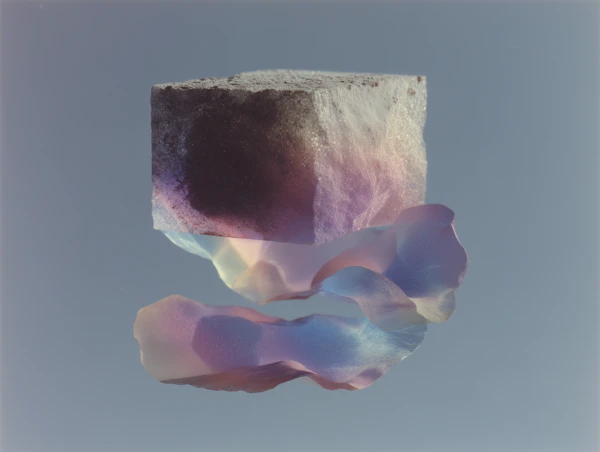 Surreal Floating Cube