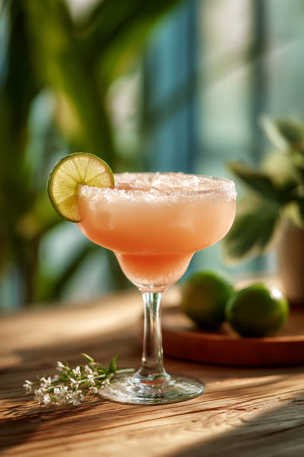 Pink Margarita Cocktail