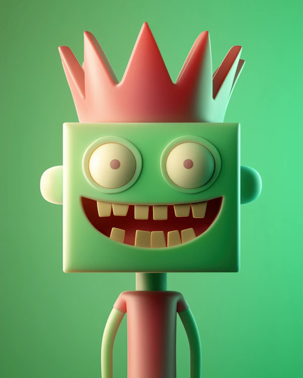 Cartoonish 3D Character
