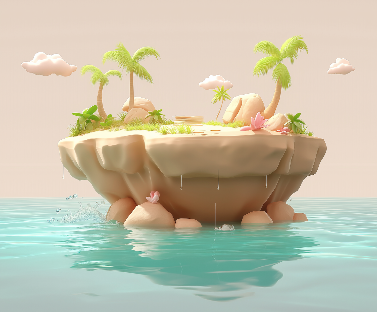 Idyllic Floating Island