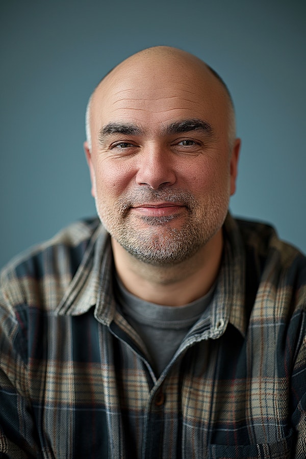 Friendly Middle-Aged Man Portrait