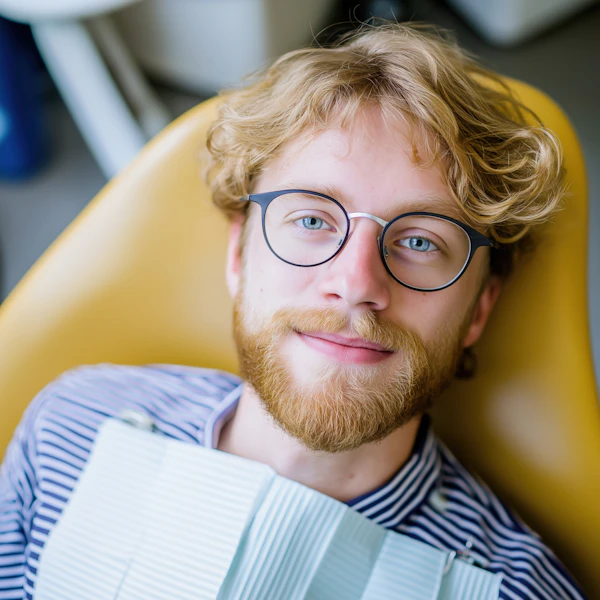 Man at Dental Appointment